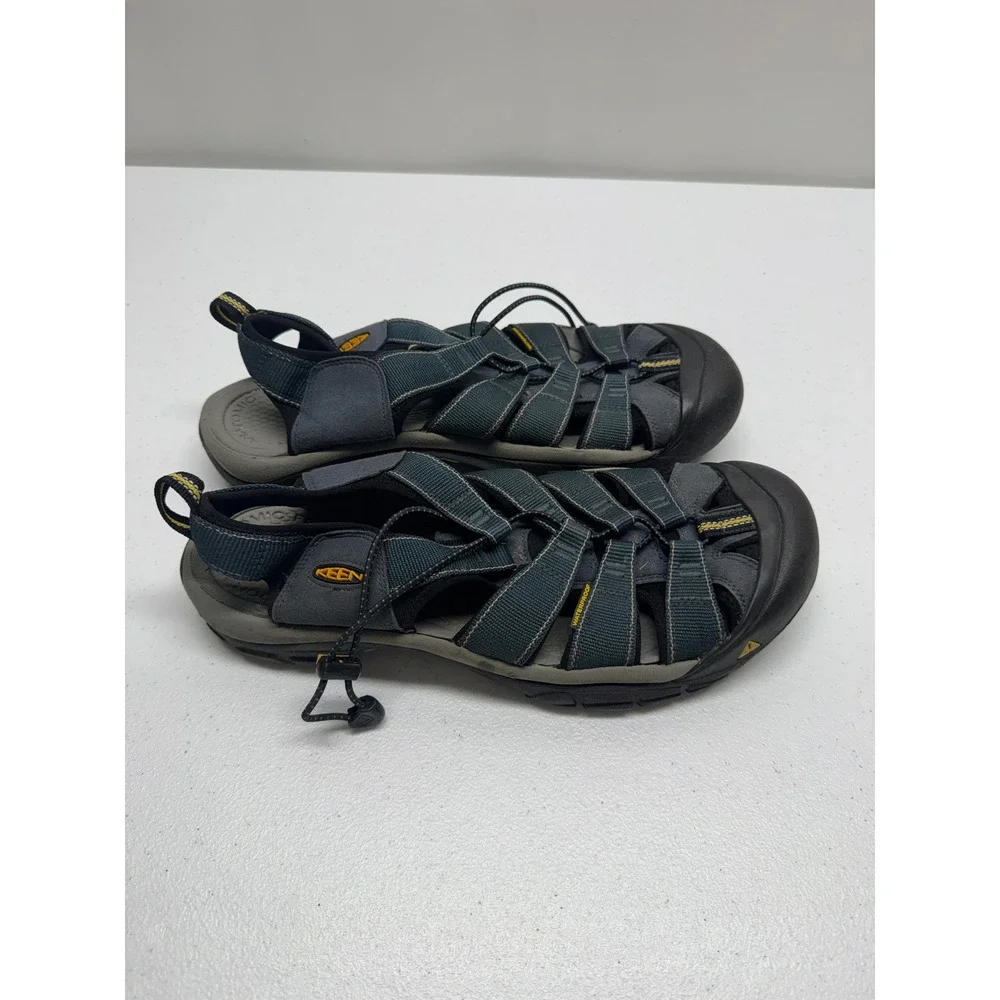 KEEN Newport H2 Mens 13 Blue Gray Waterproof Hiking Sandals